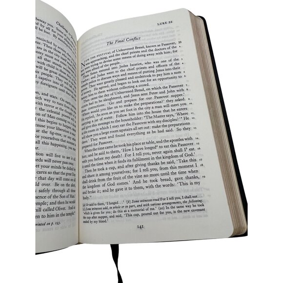 1961 New English Bible New Testament Oxford & Cambridge Leather Pocket Size - Picture 6 of 10